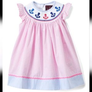 Anchor Smocked Dress